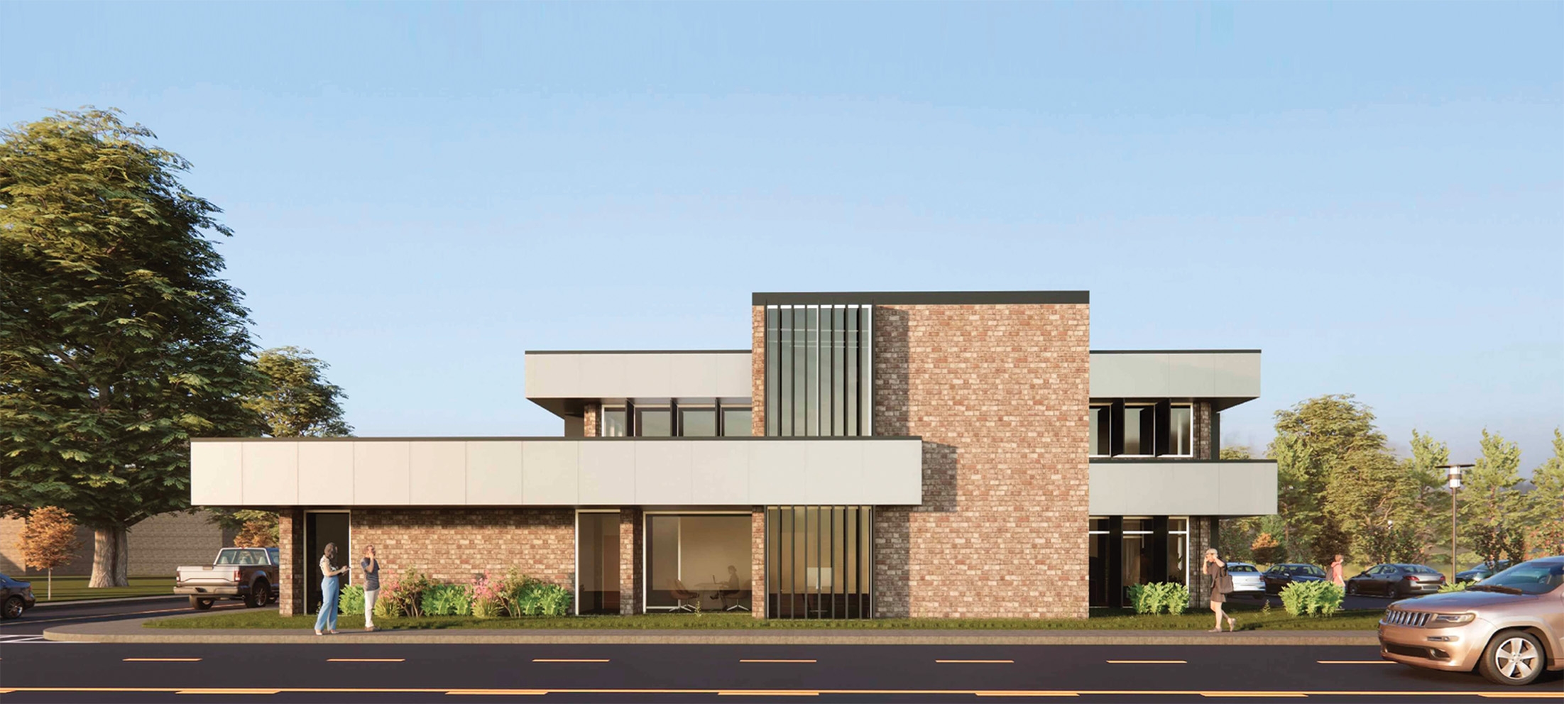 New TCB Claxton Main Branch Rendering